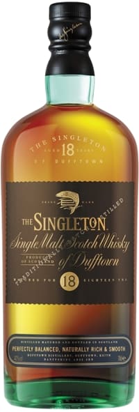 the singleton of dufftown 18 year old