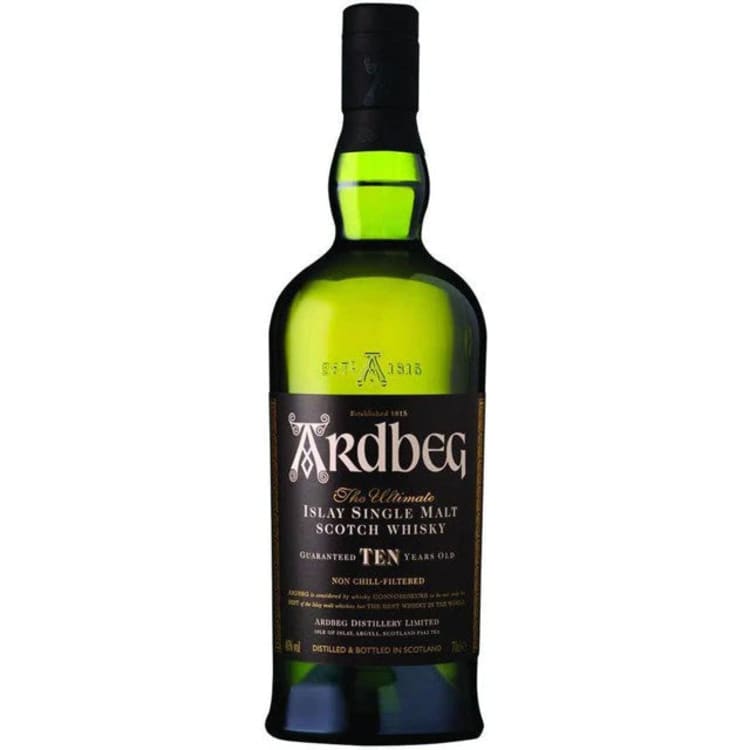 Ardbeg Scotch 10 Year Old Single Malt