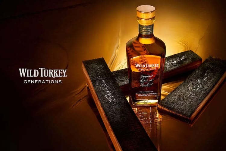 Wild Turkey Generations A ThreeGeneration Bourbon Blend of