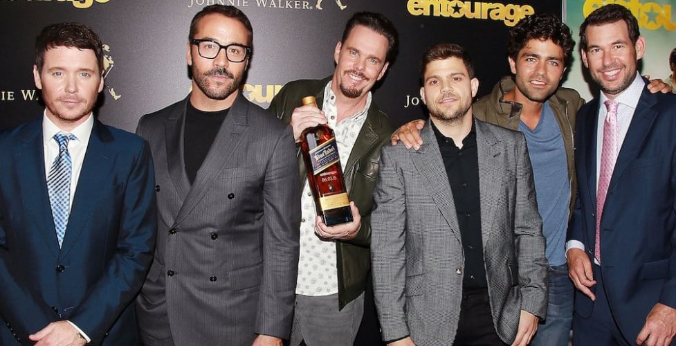 Entourage and Johnny Walker Blue Label