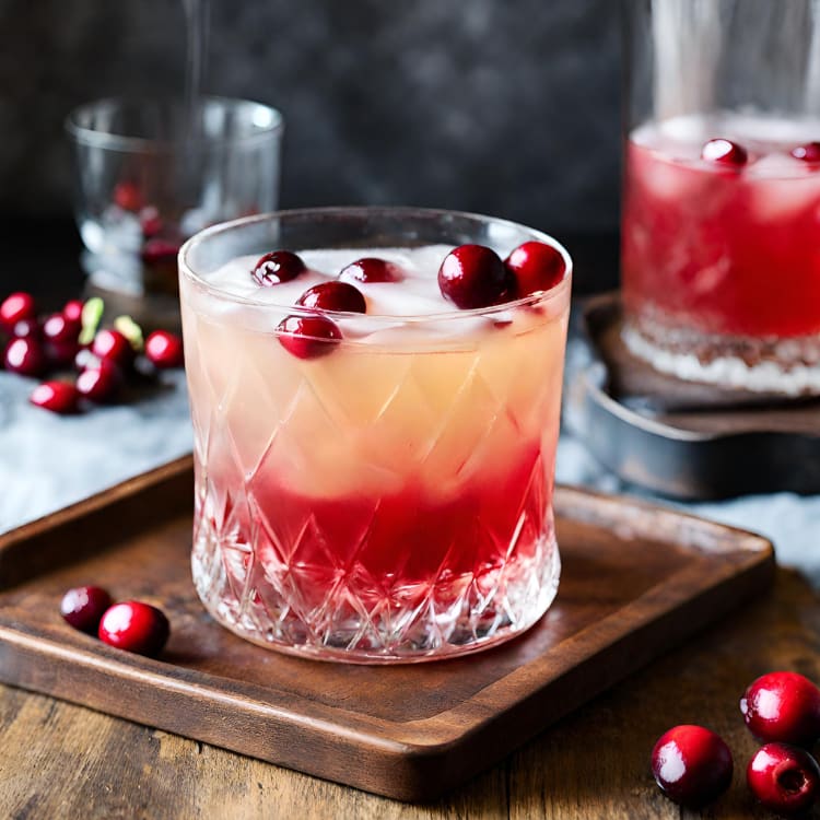 Cranberry Whiskey Sour