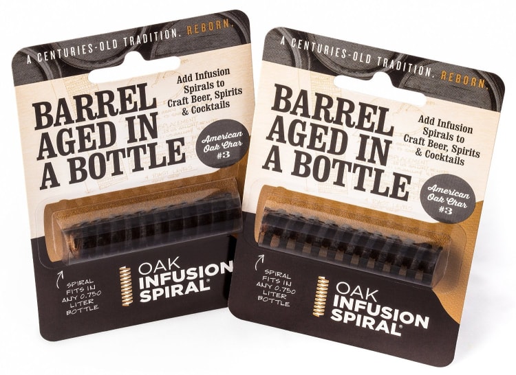 Barrel Aged in a Bottle Oak Infusion Spiral