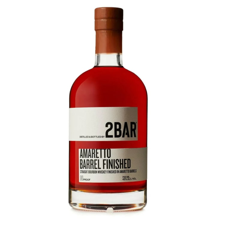 2BAR Spirits Straight Bourbon Whiskey Finished In Amaretto Barrel