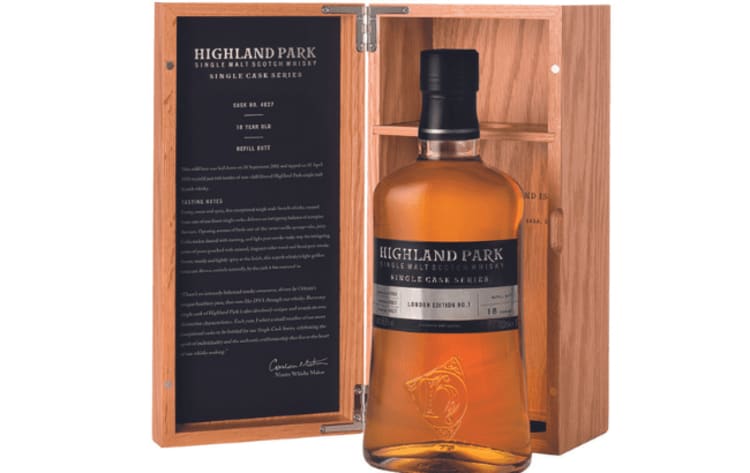 Highland Park Introduces 18-Year-Old London Edition in its Single Cask Series