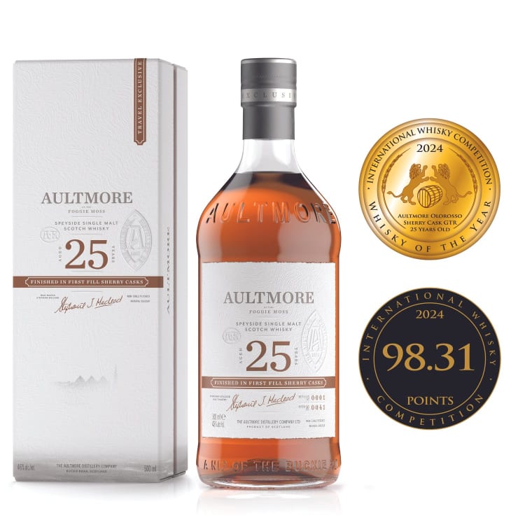 Bacardi's Aultmore Oloroso Sherry Cask Travel Retail Exclusive 25 Year Old