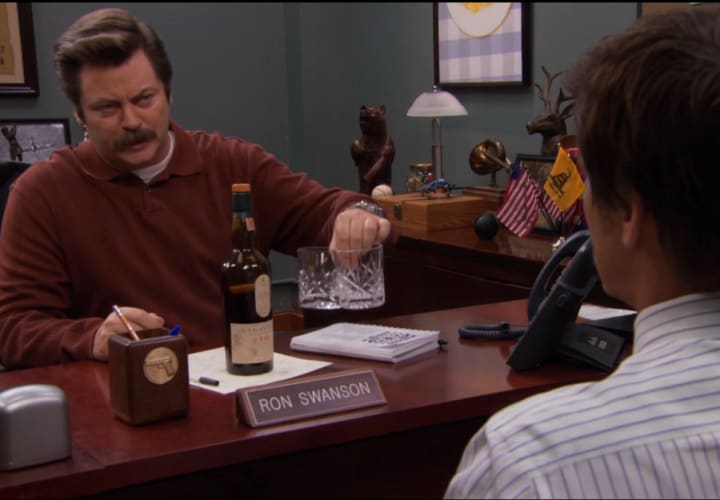 Parks and Recreation and Lagavulin Whisky