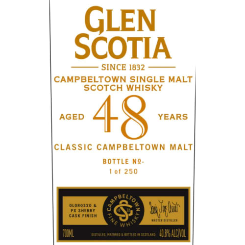 Glen Scotia 48-Year-Old Label