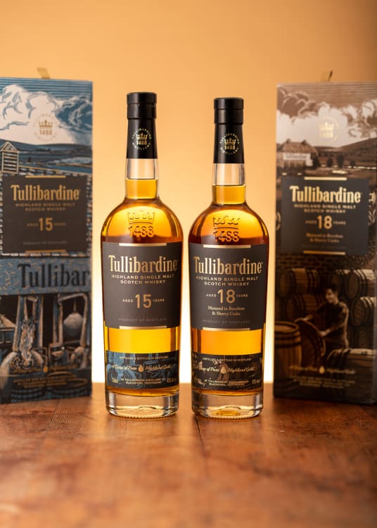 Tullibarine 15yo and 18yo with new packaging