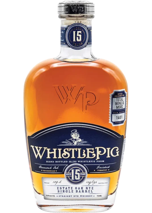 WhistlePig 15 Year Old Rye Cask Strength Barrel Select