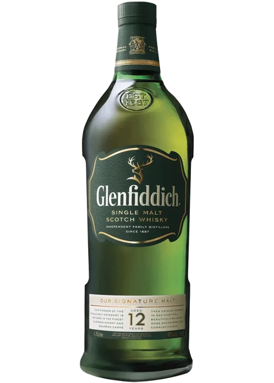 Glenfiddich 12 Year Old Single Malt Scotch Whisky