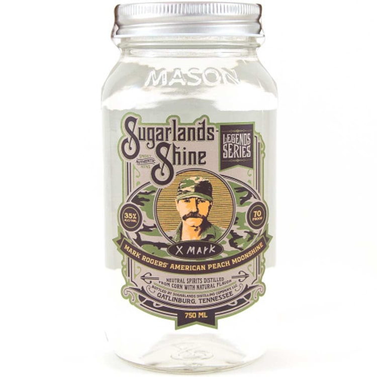 Sugarlands Shine Mark Rogers' American Peach Moonshine