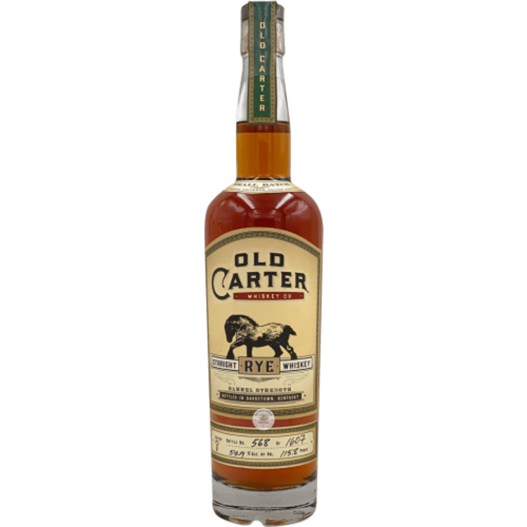 Old Carter Whiskey Co. Straight Rye Whiskey