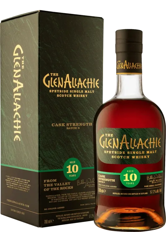 GlenAllachie 10 Year Cask Strength Scotch