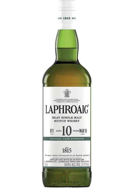 Laphroaig 10 Year Cask Strength Single Malt Scotch