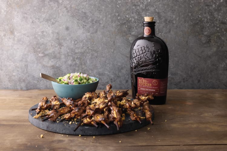 4. Kentucky-Thai Beef Satay with Bourbon Sriracha Marinade