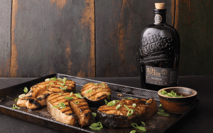 7. Bourbon Teriyaki Salmon