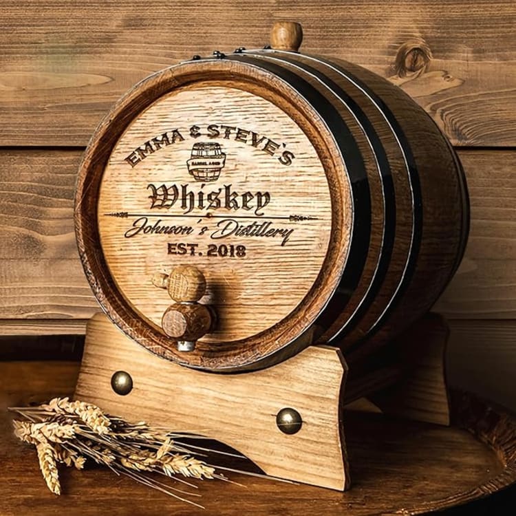 Personalized Whiskey Barrel