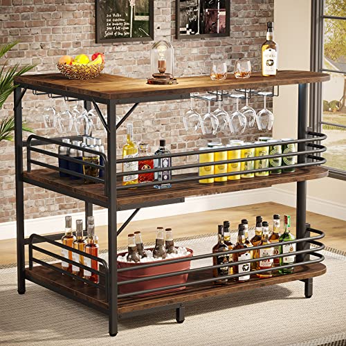Tribesigns L-Shaped Home Bar Unit