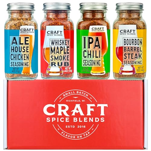 Craft Spice Blends Grilling Seasoning & Rub 4-Pack Gift Set