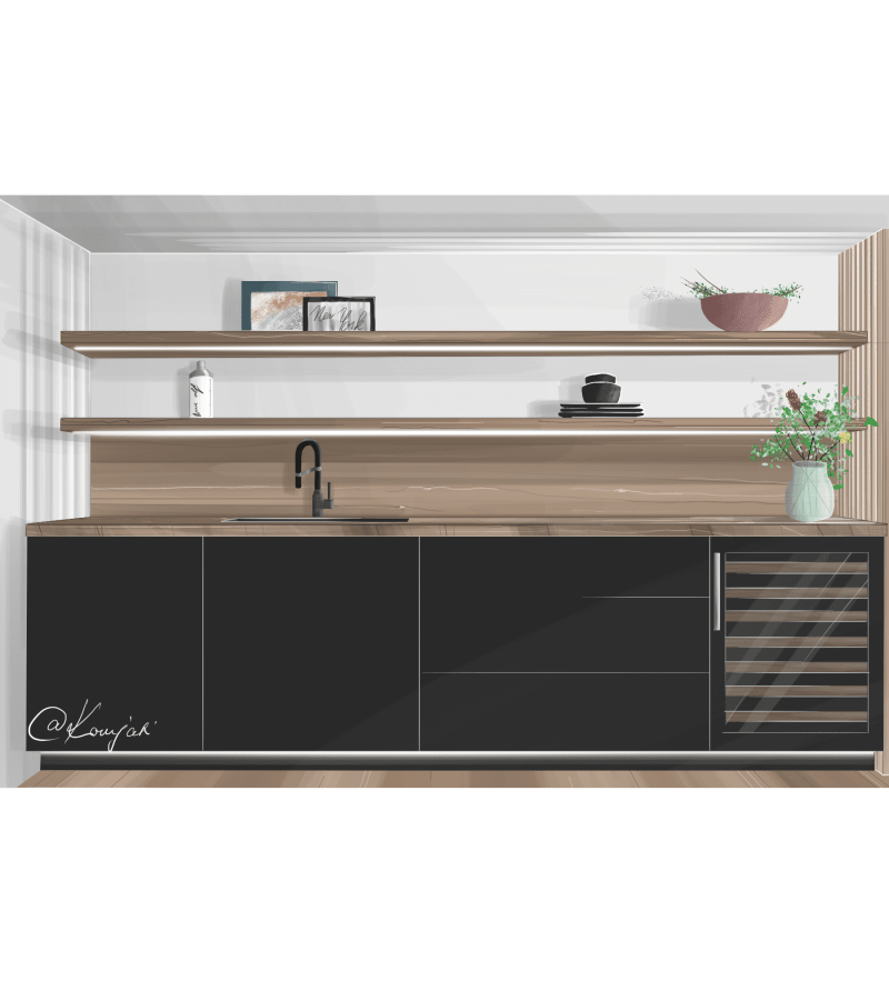 Interior design artwork