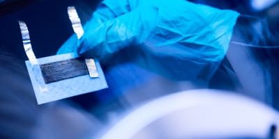 Carbon fiber based structural battery composites