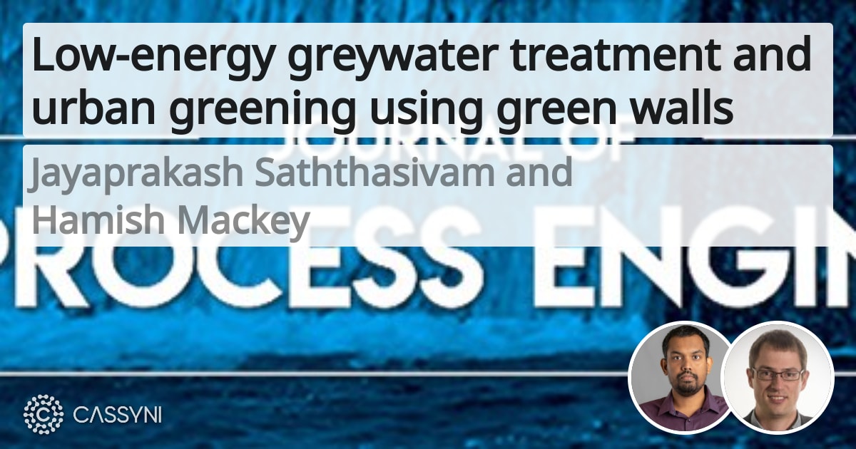low-energy-greywater-treatment-and-urban-greening-using-green-walls