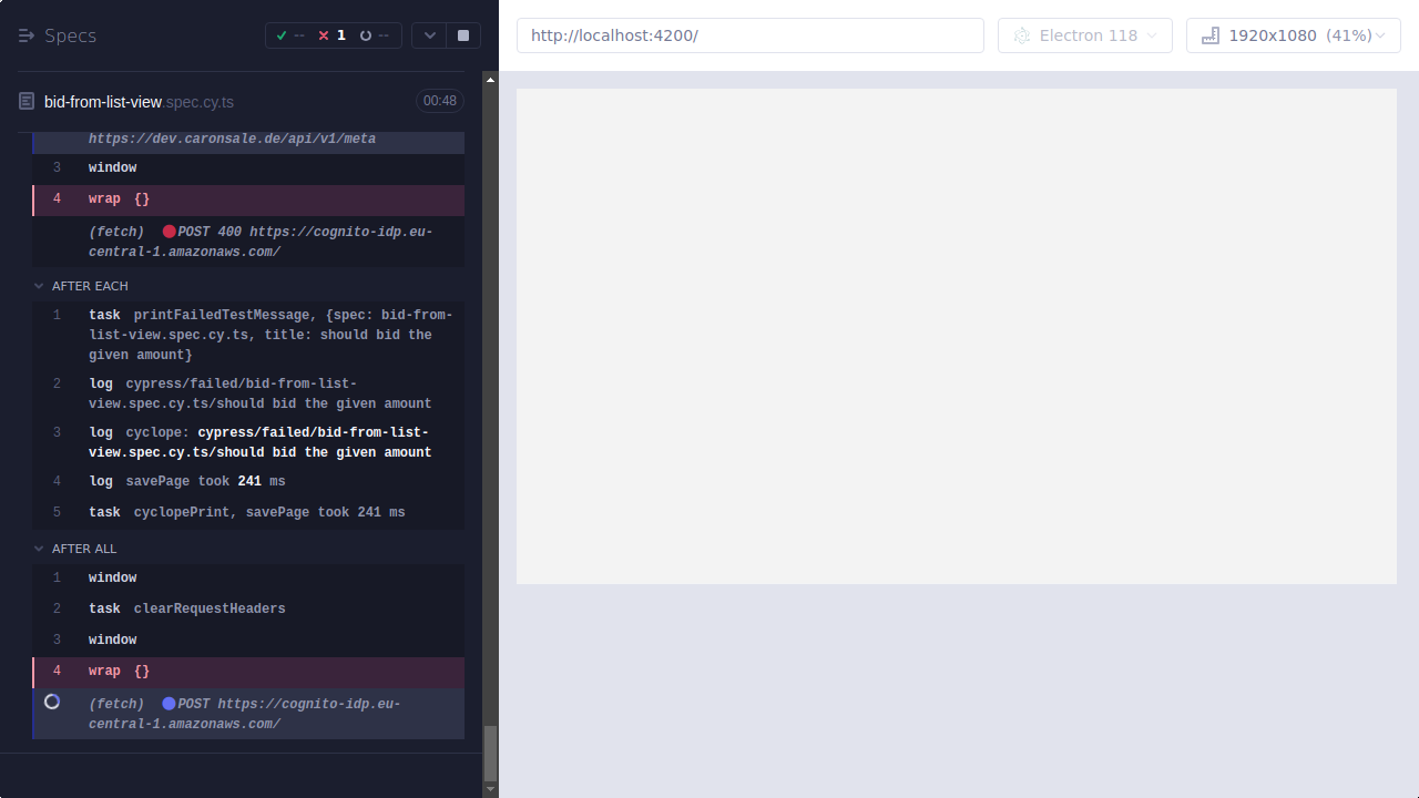 Screenshot: core/bid-from-list-view.spec.cy.ts/Bid_from_list_view_--_should_bid_the_given_amount_--_after_all_hook_failed.png