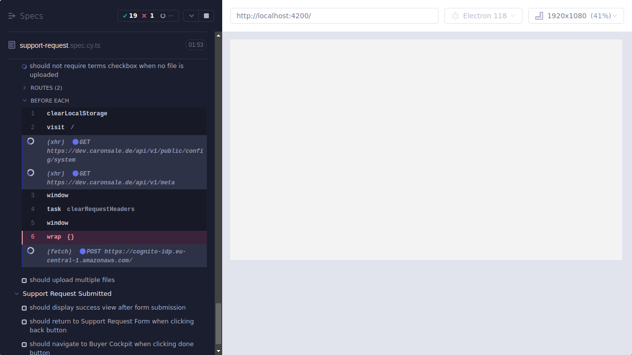Screenshot: core/support-request.spec.cy.ts/Support_Request_--_Support_Request_Form_--_should_not_require_terms_checkbox_when_no_file_is_uploaded_--_before_each_hook_failed.png