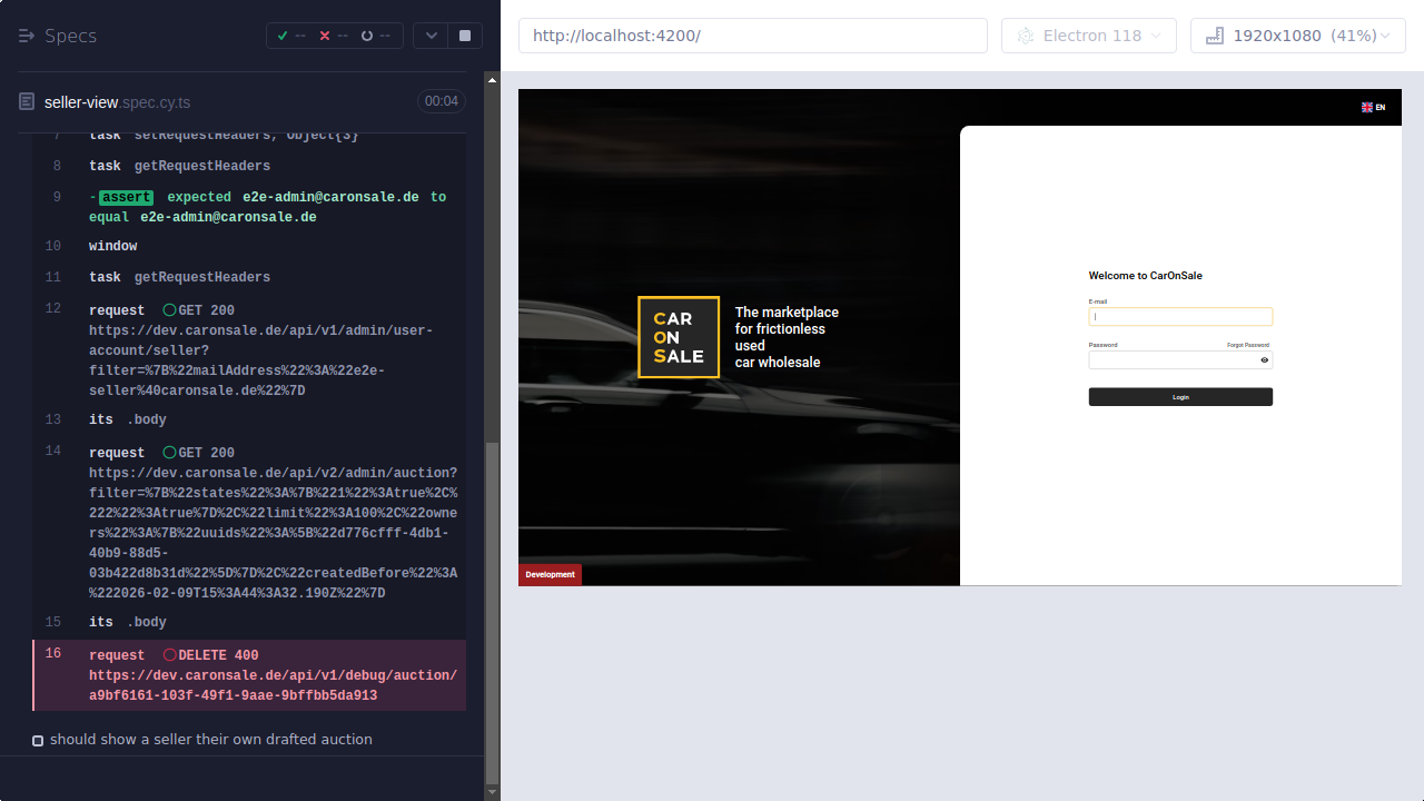 Screenshot: core/seller-view.spec.cy.ts/Seller_view_--_should_show_a_seller_their_own_running_auction_--_before_all_hook_failed.png