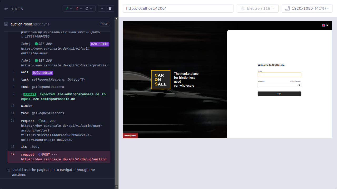 Screenshot: core/auction-room.spec.cy.ts/Auction_Room_--_should_check_on_auction_room_components_and_search_for_auction_ID_--_before_all_hook_failed.png