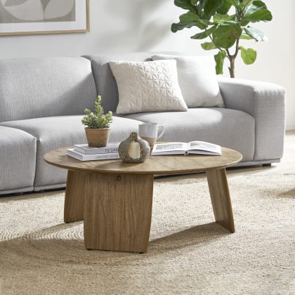 Jaxon Round Coffee Table Castlery United States Jaxon Round Coffee Table Castlery, Round Coffee Table
