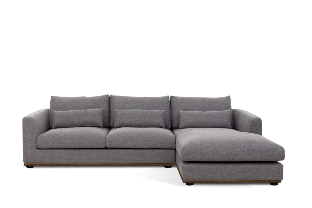Alfie chaise sectional hot sale sofa