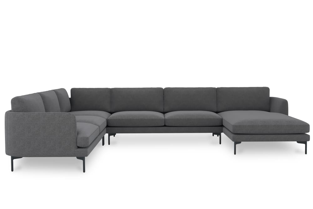 Pebble U Shape Sectional Sofa with Chaise