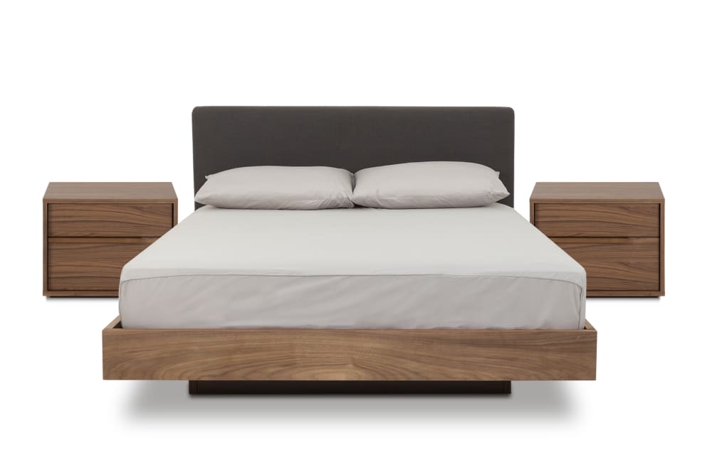 Joseph Bed With 2 Bedside Tables Stone Grey Queen Castlery Singapore Joseph Bed With 2 Bedside Tables, Queen Bed And Bedside Tables