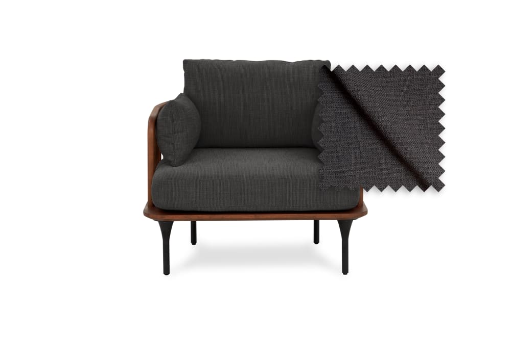 Wayne Armchair Fabric Cover Castlery Singapore