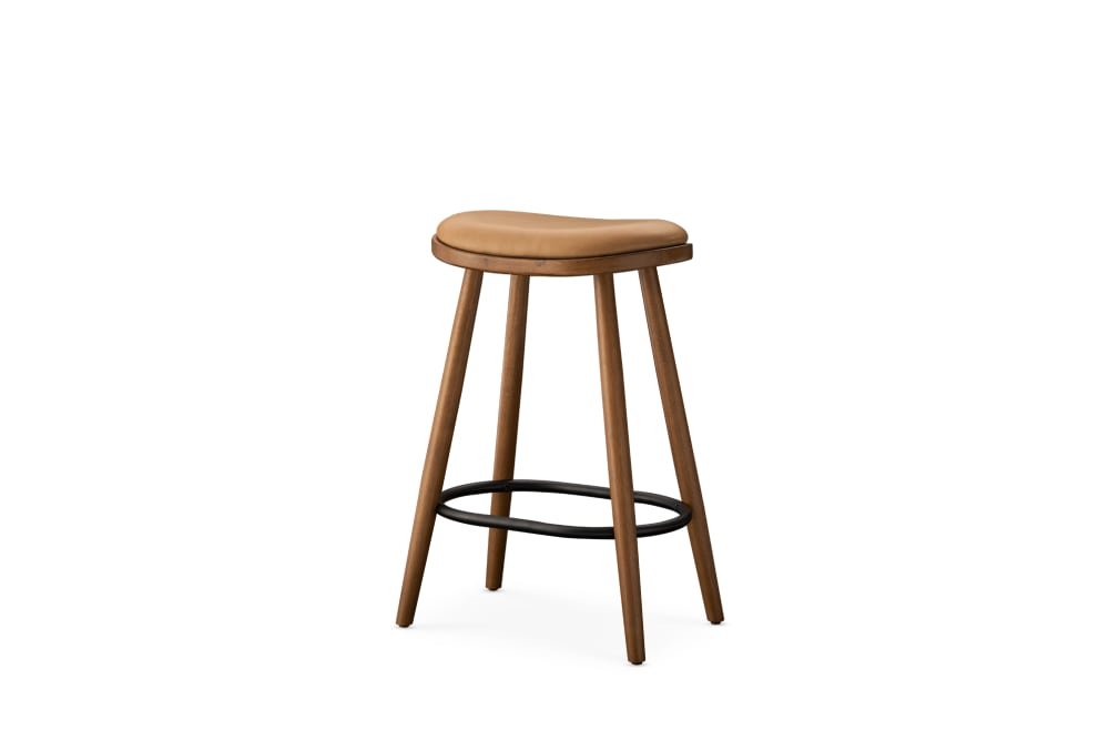 Abel Leather Counter Stool