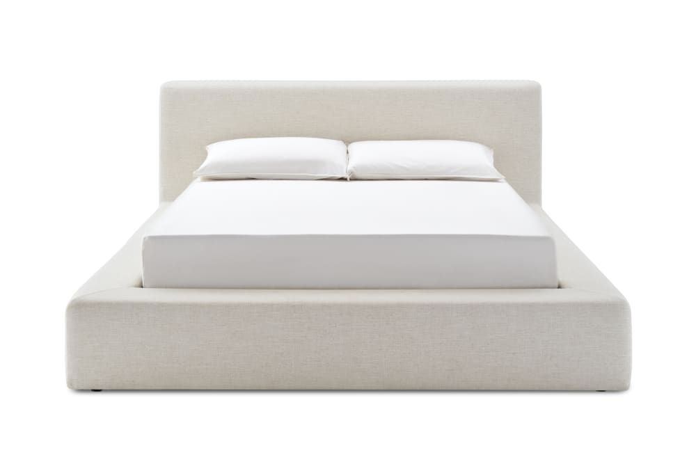 King size bed with front storage sale