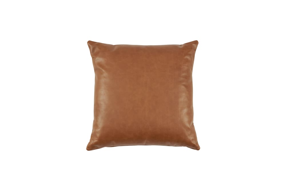 Orion Leather Throw Pillow Castlery Singapore