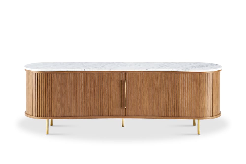 Harper Marble TV Console - Stylish & Modern Design