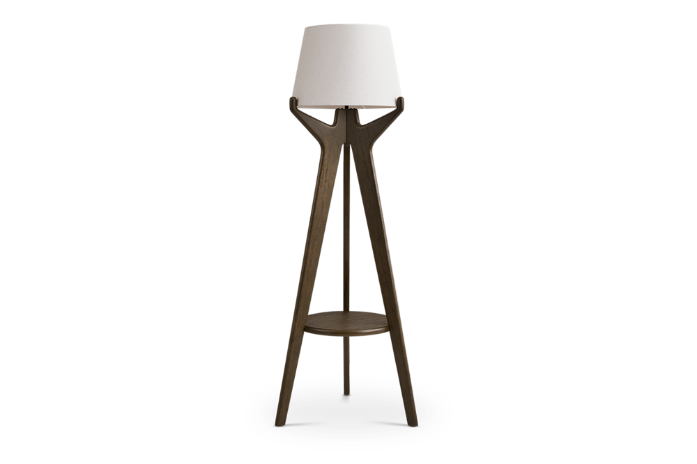 Karo Tripod Floor Lamp, Caramel by Castlery