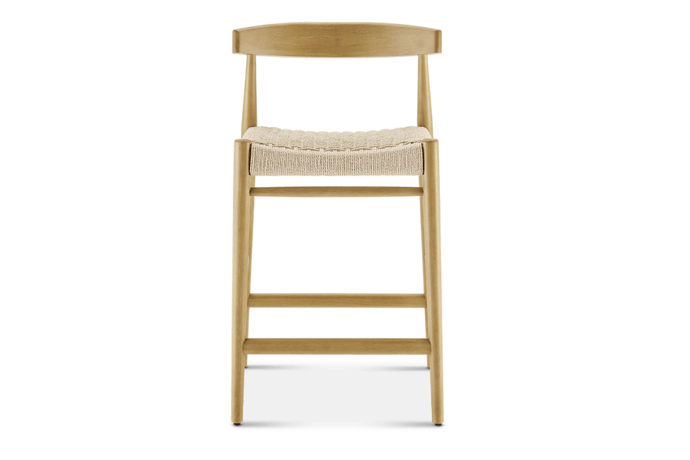 Austen Counter Stool, White Wash by Castlery