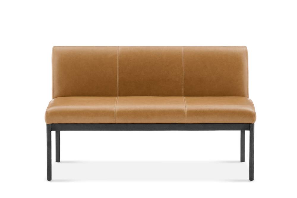 Elliot Leather Banquette Bench by Castlery
