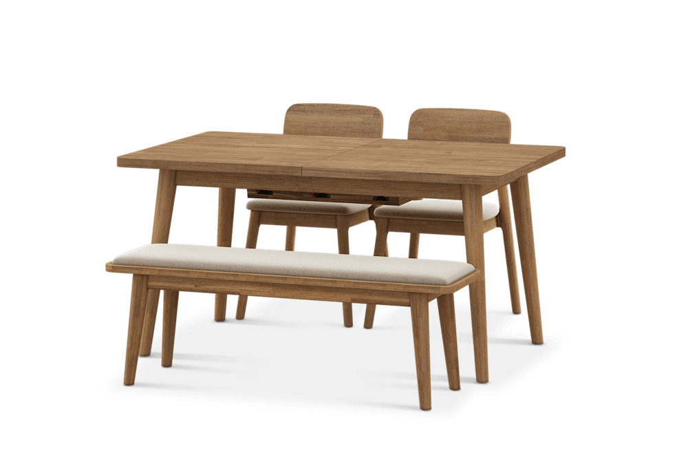 Seb Extendable Dining Set for 4-6 | Castlery UK