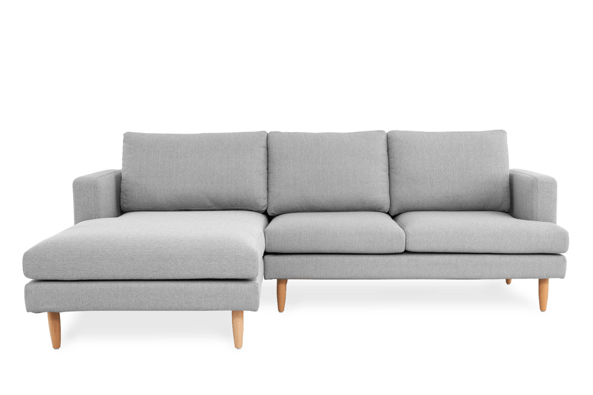 Tana Gray Left Chaise Sectional Sofa
