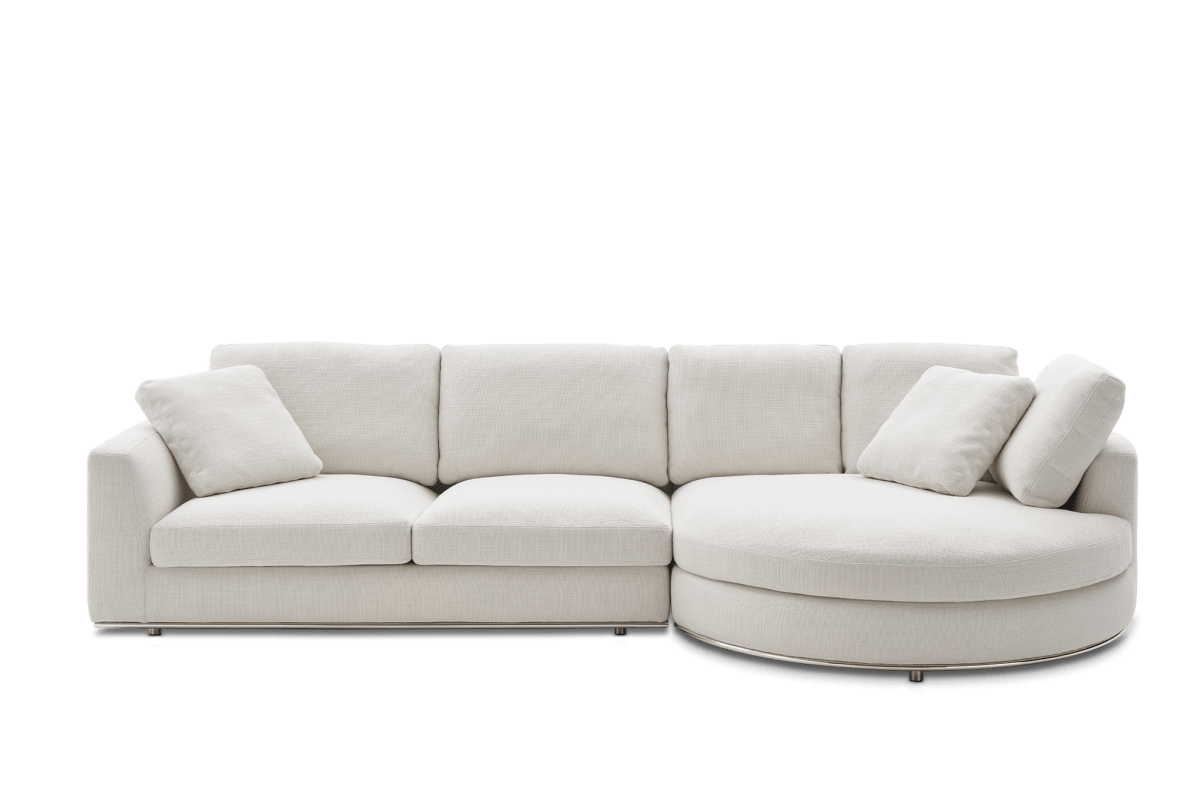 Hamilton Round Chaise Sectional Sofa