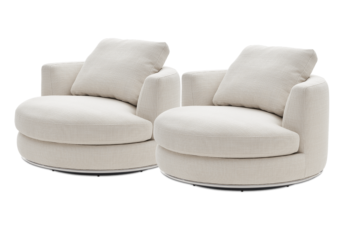 Hamilton Swivel Armchair Set