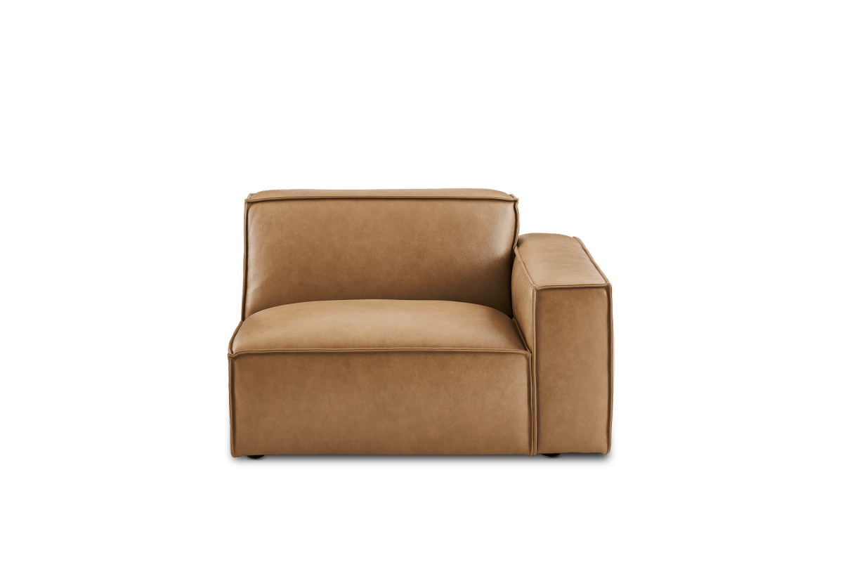 Jonathan Leather Right Arm Sofa