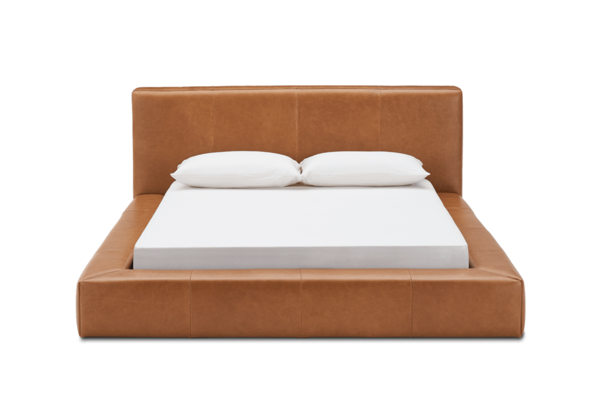 Dawson Leather Queen Size Bed