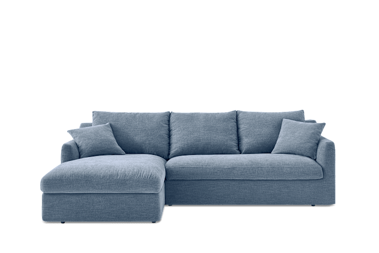 Agnes Slipcover Storage Chaise Sectional Sofa