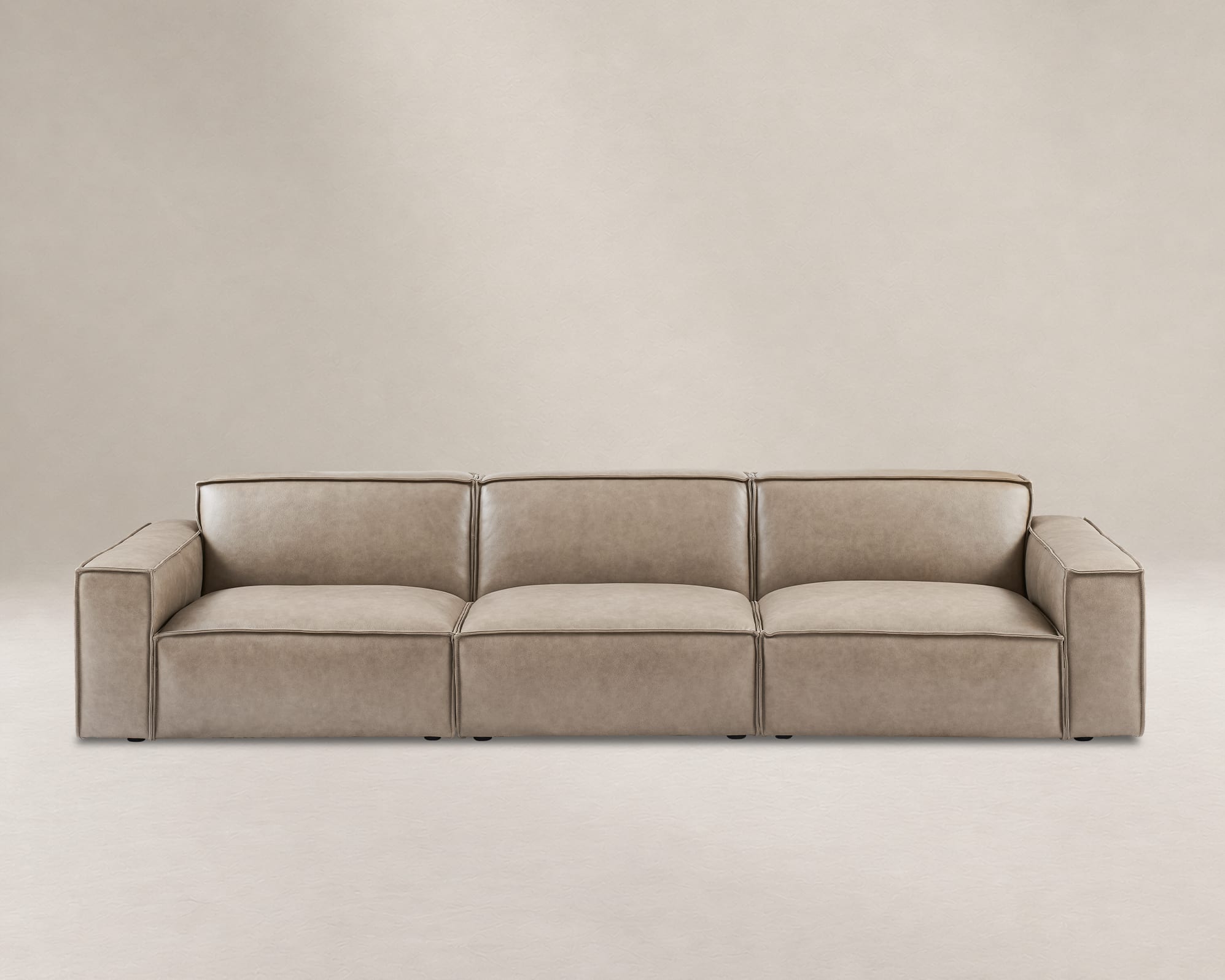 Jonathan Leather Extended 3 Seater Sofa 2